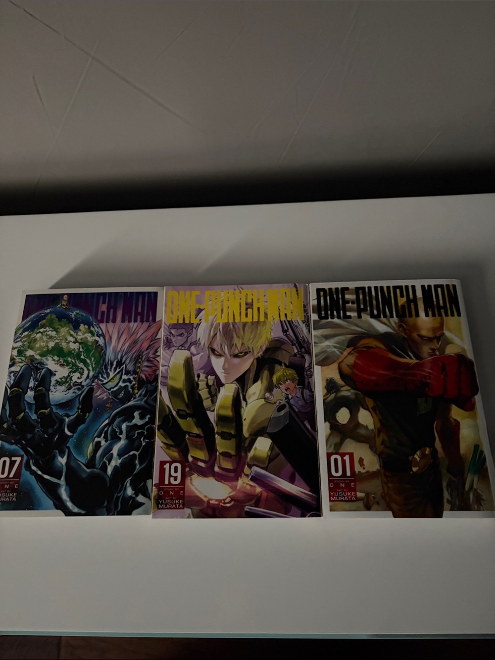 Volumes - Set of 3 Manga Books (White, Yellow, Black Covers)
